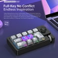 thumbnail image 5 of 1. RGB Gaming Keyboard 3-Mode 2.4G Hot-Swappable Switches Anti-Ghosting Compact Programmable, 5 of 9