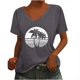 thumbnail image 1 of Camiseta sin mangas con cuello en V y estampado informal elegante para mujer OAVQHLG3B Store  lin121212, 1 of 5