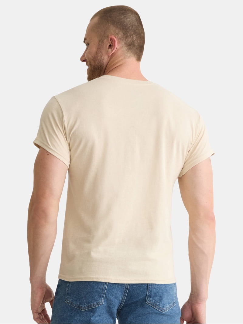 Humor Men's and Big Men's Bless Us Praying Hands Cotton Graphic