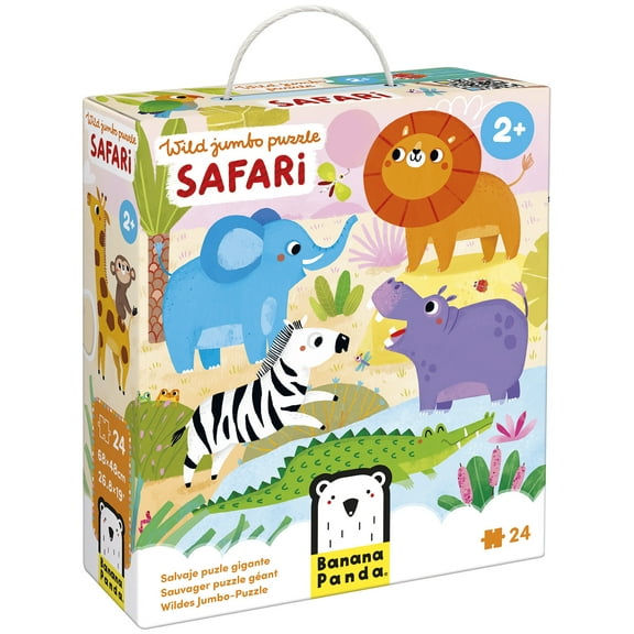 Banana Panda Wild Jumbo Puzzle Safari, 2  Years