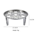 thumbnail image 1 of Durable Pressure Cooker Steamer 7 Holes Stainless Steel Cooking Accessories Steaming Holder Steamed Bun Rack Egg Rack 8.2CM HIGH, 1 of 1