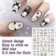 thumbnail image 3 of 6 Pcs 3D Small Nail Art Stickers, Kawaii Accessories, Tiny Cute Nail Stickers for Girls and Women, Pink Nail Supplies, Kids Nail Stickers, Pegatinas p, 3 of 4