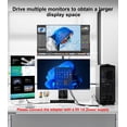 thumbnail image 3 of THANDBLE DisplayPort to HDMI Splitter for Multi Monitor Adapter, HDMI Splitter Extended Display 1 in 3 Out MST Hub (4K@60Hz) for Extended or Cloned D, 3 of 7
