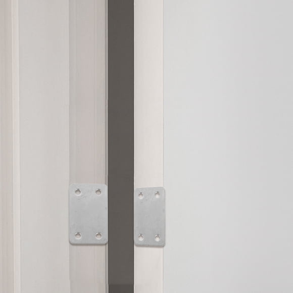 CRAFTHROU 12Ud Placas Para Reparación De Muebles En Acero Inoxidable Color Plata