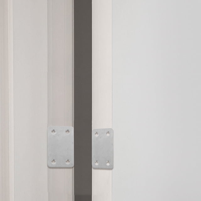 CRAFTHROU 12Ud Placas Para Reparación De Muebles En Acero Inoxidable Color Plata