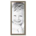 thumbnail image 2 of ArtToFrames 16" x 39" Aged White Gold Picture Frame, 16x39 inch Silver Wood Poster Frame (WOM-2036),  Pack, 2 of 7