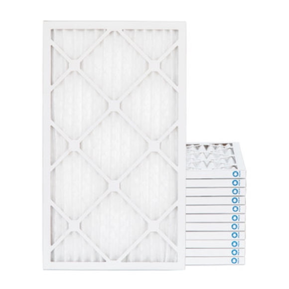 18x24x1 MERV 8 Pleated HVAC Filters for AC and Furnace - Case of 12, Allergen Blocking, High Performance