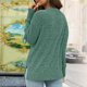 thumbnail image 4 of HongQid Long Sleeve Shirts for Women Tunic Trendy Casual Round Neck Tops Lightweight Sweaters, 4 of 7