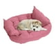 thumbnail image 3 of Cama plegable para mascotas para perros pequeños, medianos y grandes, cómoda cama nido para dormir en invierno. Rosa Cereza L, 3 of 8