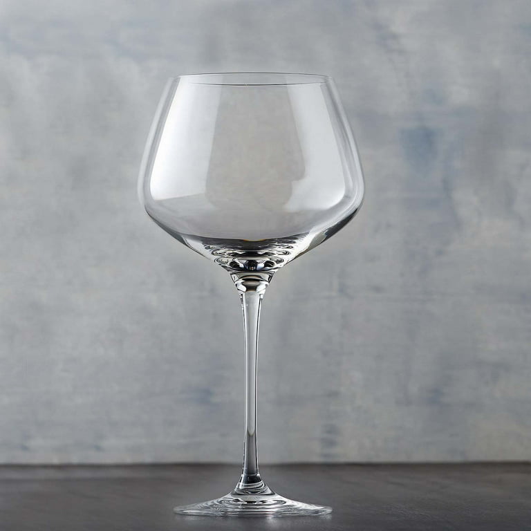 Wine Enthusiast Fusion Infinity Break-Resistant Cabernet/Merlot/Bordeaux Wine  Glasses - 21 oz - 4 / Set