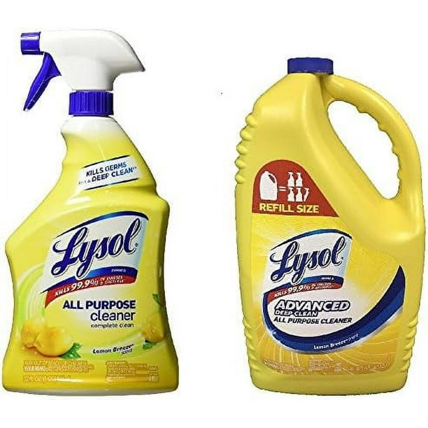 Lysol AllPurpose Cleaner Trigger, Lemon Breeze Scent, 32 Fluid Ounce