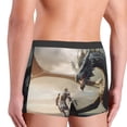 thumbnail image 5 of Daiia Swordsman Cool Dragon Men's Underwear Boxer Briefs, Cotton Stretch Moisture-Wicking Underwear-X-Large, 5 of 9