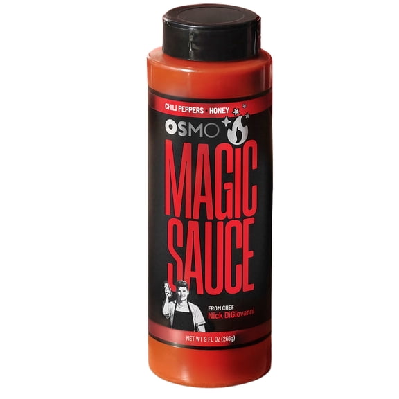 Osmo Magic Sauce, Chef-Crafted Michelin-Star Quality Hot Sauce, Made with Chili Peppers and Honey, 9 fl oz.