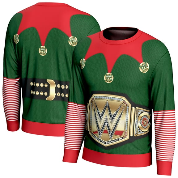 Youth ProSphere Black WWE Elf Holiday Sweater