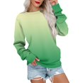 thumbnail image 5 of kytmyeq Women's Shirt Casual Long Sleeved Halloween Printed Round Neck Raglan T-shirt Top, 5 of 6