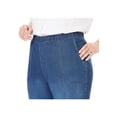 thumbnail image 6 of Woman Within Plus Size Straight Leg Elastic Waist Stretch Fineline Denim Jean (Petite & Tall Available), 6 of 6