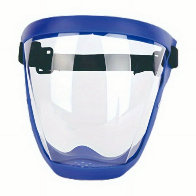 MesaSe 1 Pce Masque de Protection Complet Ajustable - Couverture de Sécurité Transparente Adaptée pour une Utilisation en Extérieur et Cuisine Disponible en Bleu Rouge Noir Gris zzz