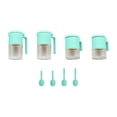 thumbnail image 3 of Accesorios para tarros de cristal, tarros, jarra de aceite, casa de muñecas, mini accesorios de cocina, miniaturas de casa de muñecas para juego de cocina, micro claro Hugo Mini botellas de condimento, 3 of 10