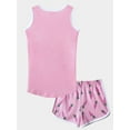 thumbnail image 2 of MyFav Girls Tank Top Pajamas–Size 6 8 10 12 14 Summer Shorts Printed PJS Set Big Kids Clothes for Tween/Teens, 2 of 4