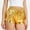 Gold, variant on YYDGH Women's Metallic Shorts Shiny Pants Yoga Sparkly Hot Drawstring Outfit Elastic Waist Dance Silver S