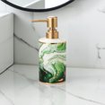 thumbnail image 2 of Qeeadeea Ceramic Lotion Dispenser, Hand Soap Dispenser, Refillable- Shampoo Dispenser, Bathroom Kitchen-D-380ml, 2 of 4