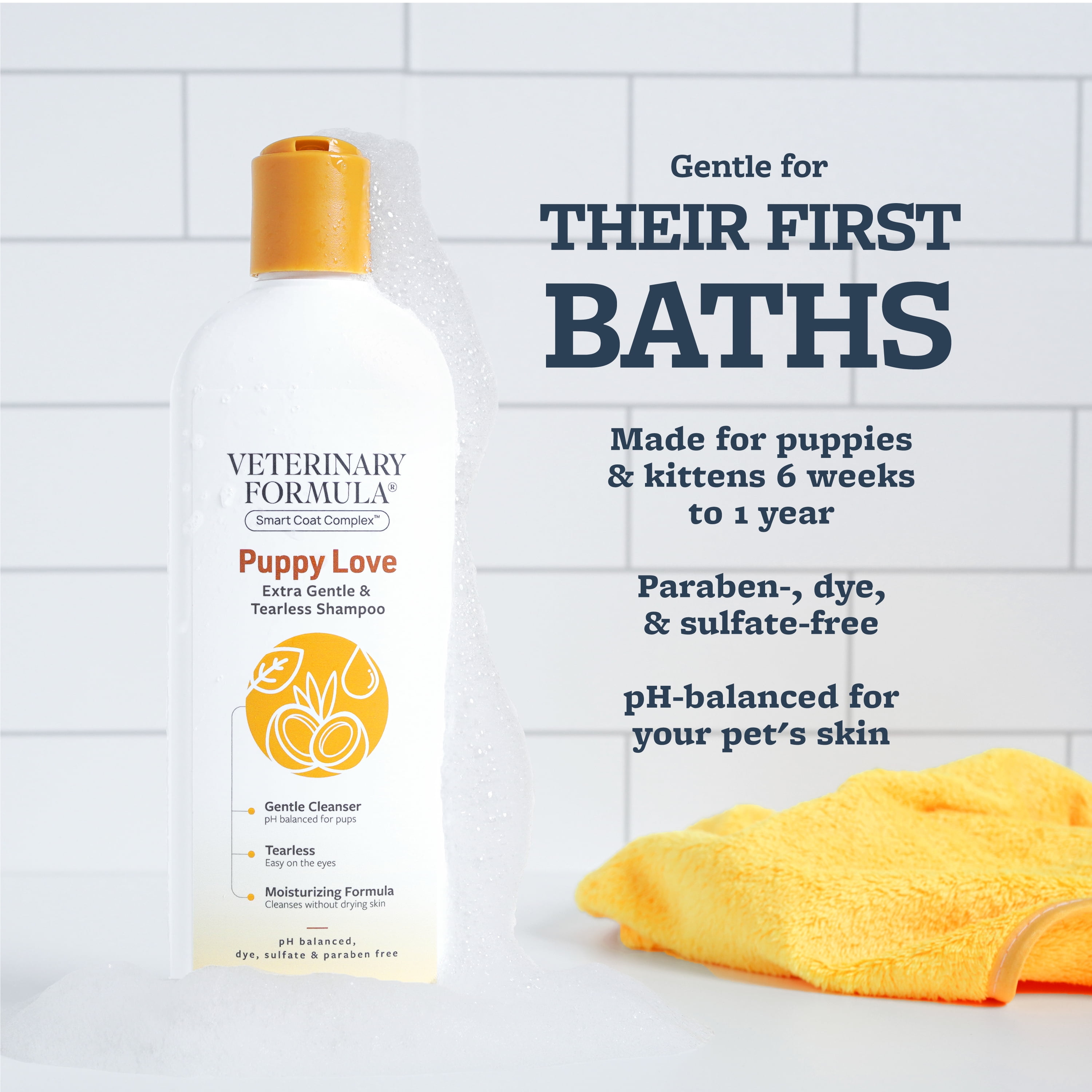 Veterinary Formula Puppy Love Tearless Shampoo, 17 fl oz