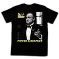 thumbnail image 1 of Godfather Power And Respect Black Adult T-Shirt, 1 of 1