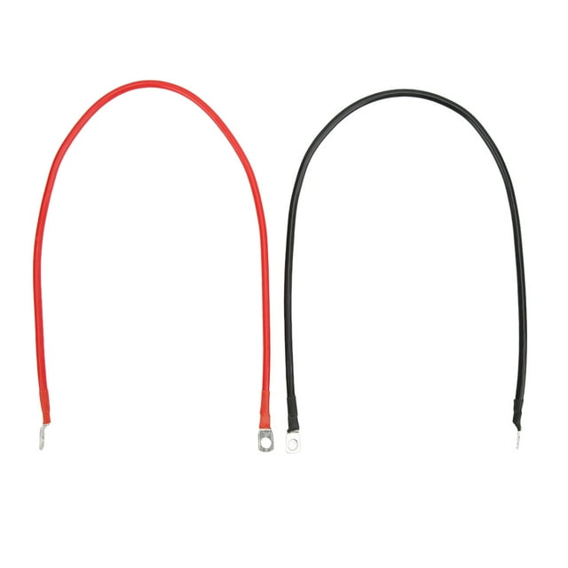 Loewten Inverter Cables,10 AWG Gauge Battery Cables,10AWG Red Black Battery Power Inverter Cables PVC+Copper For Cars Trucks Ships Solar Energy ATVs