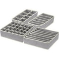 thumbnail image 2 of Caja de almacenamiento de cartón de 560 g (embalaje ligero) - juego de cuatro piezas gris Xemadio 2035237-1, 2 of 9