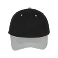 thumbnail image 2 of Two-Tone   Adjustable Baseball Cap, Black/Silver, 2 of 2