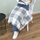 thumbnail image 5 of Pocket Model Fleece Cover Blanket Facecloth Shawl Blanket Office Home Multifunctional Shawl Bucket Blanket Cape, 5 of 9