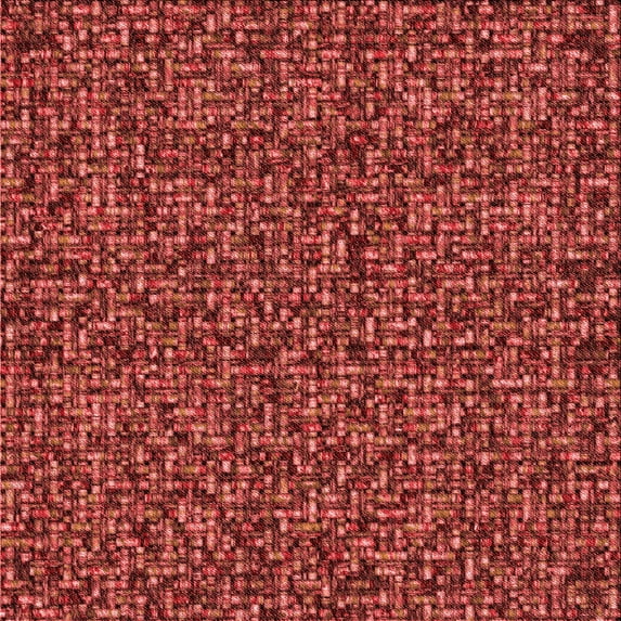 Ahgly Company Indoor Square Patterned Grapefruit Red Area Rugs, 6' Square