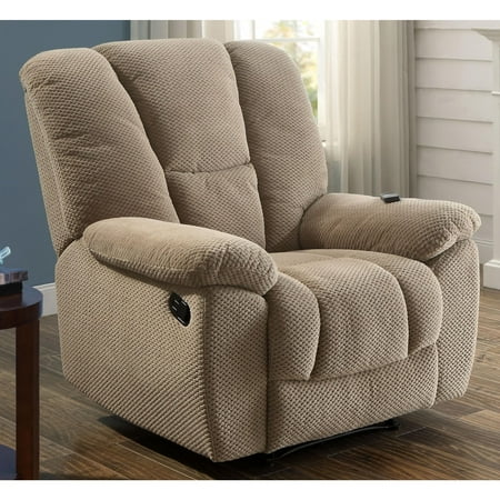 Serta Big Tall Memory Foam Massage Recliner With Usb Charging