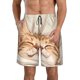 thumbnail image 1 of Balery Sleeping Cat In Blanket Traje de Baño Estilo Hawaiano para Hombre, Shorts de Secado Rápido con Bolsillos-Small, 1 of 6