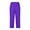 Purple, variant on Karight Capri Pants for Women High Waist Workout Yoga Pants with Pockets Tummy Control Leggings Crop Straight