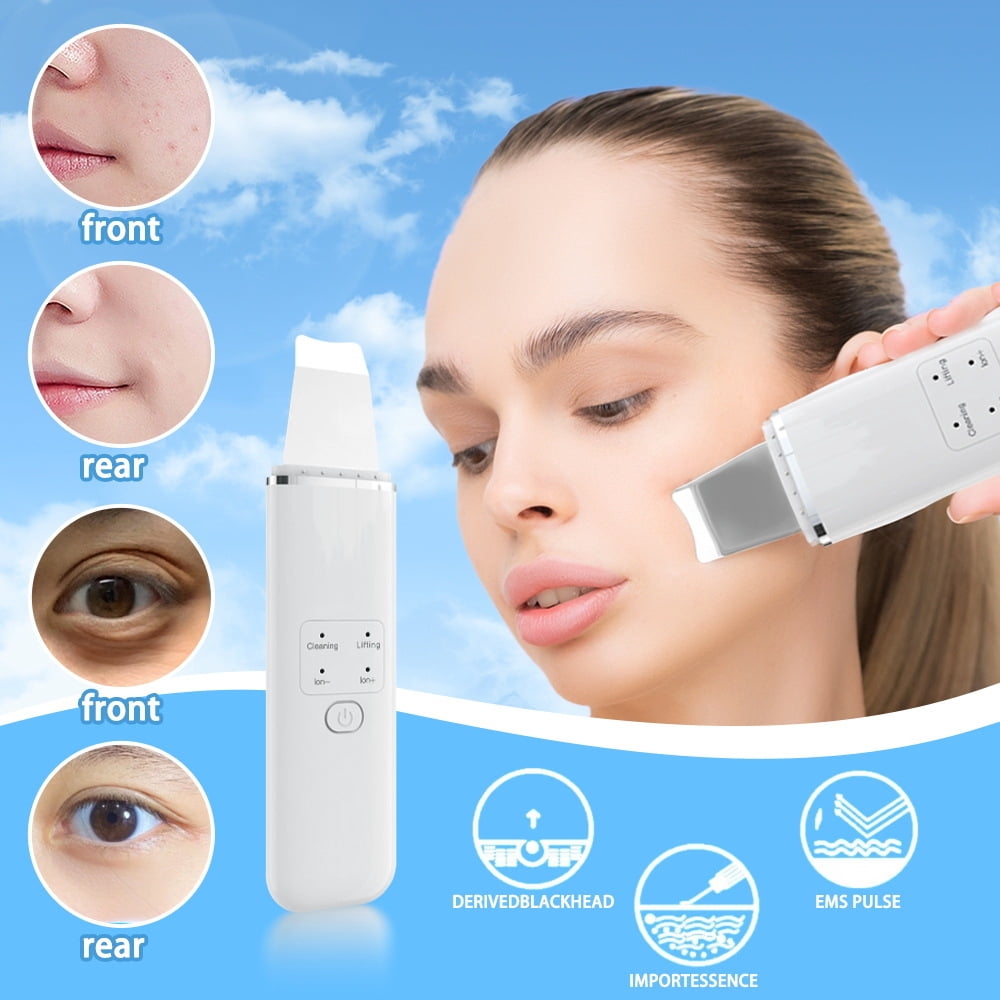 New Home-Use Beauty Device Facial Exfoliator for Pore Cleansing Blackhead and Whitehead Removal, Exfoliation, and Infusion/Extraction Massage