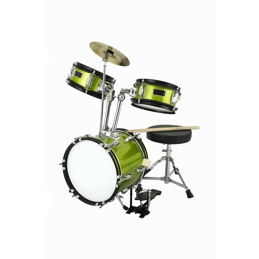 Directly Cheap Children's 3Piece 12" Kids Junior Drum Set with Chair