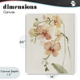 thumbnail image 4 of Stupell Industries Transitional Peach Orchid in Bloom Canvas Art, 16 x 20, by Victoria Barnes, 4 of 8