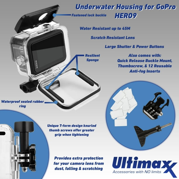 GoPro Boitier Protecteur (HERO9/10) - Accessoires de caméras sportives