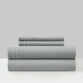 thumbnail image 5 of Vina 3 or 4 Piece Sheet Set Solid Color With Dual Stripe Embroidery, 5 of 10