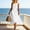 White, variant on FDGIU Women's 2026 Summer Casual Maxi Dresses V Neck Sleeveless Long Sundress Boho Beach Vacation Travel Outfits for Women