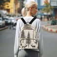 thumbnail image 7 of FORMRS Mini Backpack Purse for Women Quilted Travel Daypack Casual Shoulder Bag, Black Deer, 7 of 7