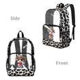 thumbnail image 2 of Whosucclay Cowboy Cow Print Transparent School Bag for Girls Boys, Elementary Kindergarten Zipper Closure Multi Pocket Clear Backpack for Concerts Work, 2 of 10