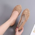 thumbnail image 5 of CHICVOMEY Flats for Women Breathable Mesh Flats with Flower Embroideried Lace Boho Ballet Flats Slip on Shoes Dress&Casual, 5 of 8