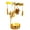 I, variant on Sunjoy Tech Romantic Rotary Candle Holder Spinning Golden Alloy Leaves Carousel Candlestick for Wedding Party Table Centerpieces Christmas Birthday Holiday Dinning Table Decoration