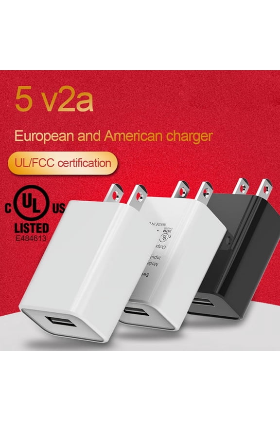 5V 2A USB Wall Charger One Port Home Travel Plug Charging Block Cube Power Adapter Replacement For Phone