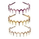 thumbnail image 1 of 3 diademas para fotos, accesorios profesionales para regalar, diadema de viaje con dientes de tiburón en zigzag. No negro, 1 of 8