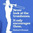 thumbnail image 3 of CafePress - Never Look At The Trombones Dark T Shirt - Men's Classic Graphic Cotton T-Shirt, 3 of 4