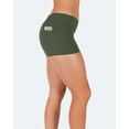 thumbnail image 5 of Women Premium 3" / 5" Inseam No-Ride Compression Active Workout Booty Shorts Running Yoga Volleyball Crossfit, 5 of 7