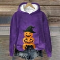 Womens Halloween Costumes 2024 Pumpkin Bats Print Shirts Drawstring